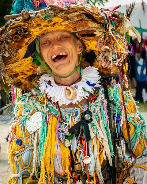Rag Lady at the Renaissance Festival